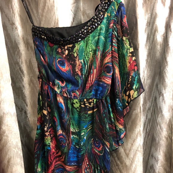 One shoulder midi dress - Picture 1 of 2